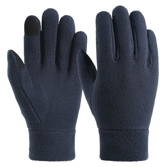 Silk Glove Liners | Soft & Comfortable | Touchscreen Thermal Gloves | Natural Wear | Unisex | navy blue ,XL V1192-AZ-W-3920