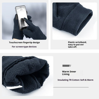 Silk Glove Liners | Soft & Comfortable | Touchscreen Thermal Gloves | Natural Wear | Unisex | navy blue ,XL V1192-AZ-W-3920