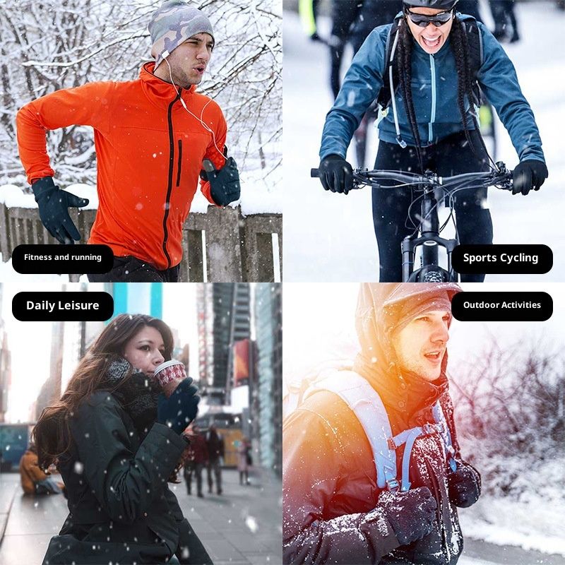 Silk Glove Liners | Soft & Comfortable | Touchscreen Thermal Gloves | Natural Wear | Unisex | navy blue ,XL V1192-AZ-W-3920