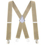 Fashion Mens Suspenders - 48" Elastic Adjustable Heavy Duty 2" Wide - X Back, Adjustable Straps with Secure V1192-AZ-W-3921