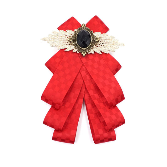 Dangle Wedding Party Bow Tie Women/Men Ribbon Pre Tied Neck Tie Adustable, Tied Bow Tie Luxury Decorative Suit V1192-AZ-W-3923