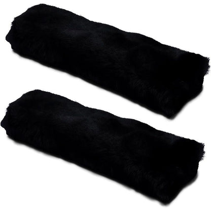 Car Seat Belt Pad,2 Pack Soft Seat Belt Cover for Shoulder Pad Neck Cushion Protector Car Accessories (Black) V1192-AZ-W-3925