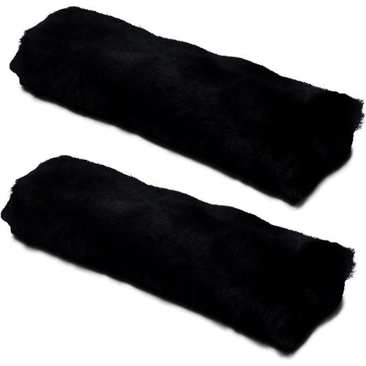 Car Seat Belt Pad,2 Pack Soft Seat Belt Cover for Shoulder Pad Neck Cushion Protector Car Accessories (Black) V1192-AZ-W-3925