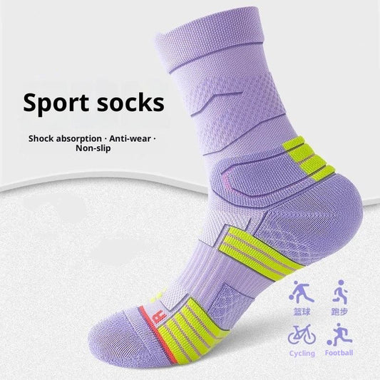 3 pack Womens Viscose Compression Running Crew Socks, Moisture-Wicking Anti-Blister Hiking&Gym V1192-AZ-W-3929