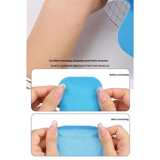 Kinesiology Tape for Ankle, 12 Count Ankle Tape Precut, Original Cotton Waterproof & Breathable, Enhance V1192-AZ-W-3930