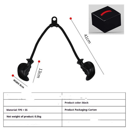 Tricep Rope with Ergonomic Handles, 32 Inch Tricep Pull Down Rope for Cable Machine, Pulley System, Triceps V1192-AZ-W-3931