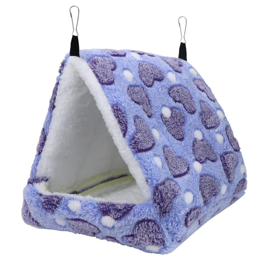 Hamster Love Pattern Hammock Chinchillas Warmth Supplies Small Pets Cotton Nest Rat Nest Mat for Squirrel V1192-AZ-W-3935