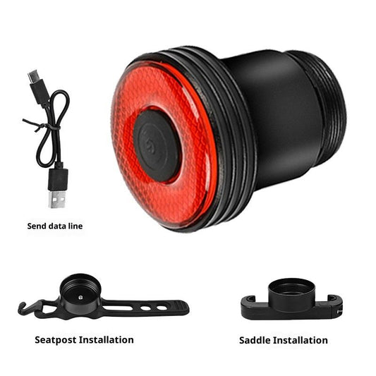 Bike Tail Light Smart,Brake Sensing Bicycle Rear Lights for Night Ride,Ultra Bright LED Back Lights,Type C V1192-AZ-W-3943