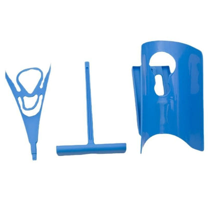 Sock Aid Device with Handle, Easy On Off Sock Assistant, Blue, Mobility Aid for Limited Range of Motion V1192-AZ-W-3947