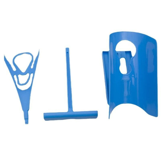Sock Aid Device with Handle, Easy On Off Sock Assistant, Blue, Mobility Aid for Limited Range of Motion V1192-AZ-W-3947