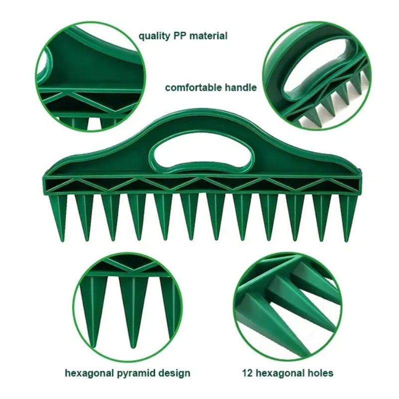 Seed-in Soil Digger and Soil Spacer for Planting Seeds for Vegetables, Flowers & Herbs. Durable & Ergonomic V1192-AZ-W-3950