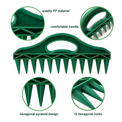 Seed-in Soil Digger and Soil Spacer for Planting Seeds for Vegetables, Flowers & Herbs. Durable & Ergonomic V1192-AZ-W-3950