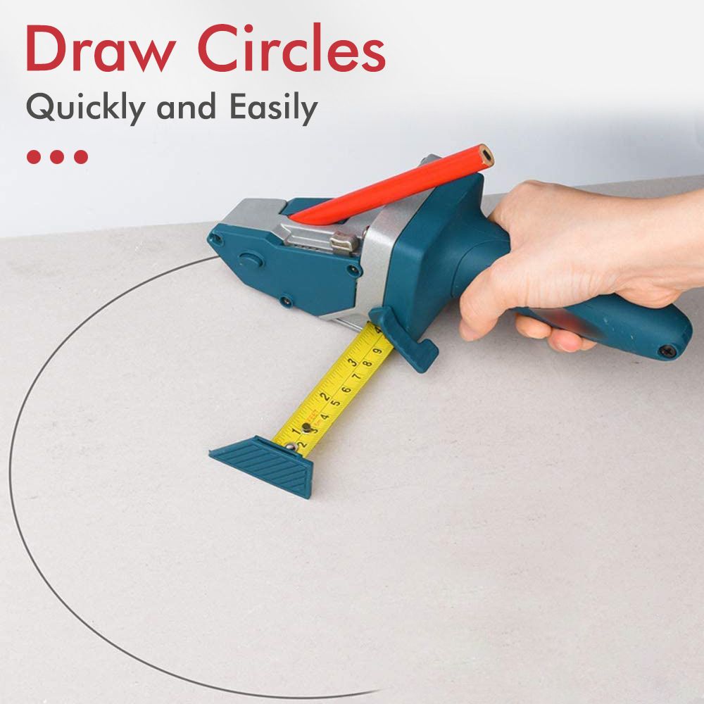 Gypsum Board Cutting Tool Gypsum Board Cutter Multifunctional Woodworking Panel with Tape Measure Tool Kit V1192-AZ-W-3951