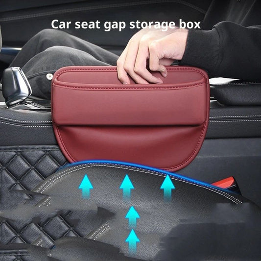 Universal Fit Car Gap Filler, Premium Leather Car Seat Organizer, SUV Truck Essentials (burgundy, 1 Pack) V1192-AZ-W-3959