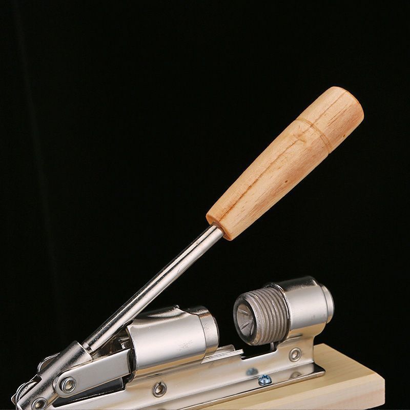 Nutcracker Heavy Duty Nut cracker Pecan Cracker Walnut Cracker Plier Opener Tool Desktop Wood Base & Handle V1192-AZ-W-3964