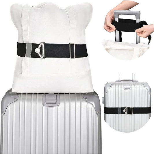 2pcs 2-in-1 Travel Belt for Luggage Straps Add a Bag Bungees Suitcase Luggage Strap Over Handle Suitcases V1192-AZ-W-3975