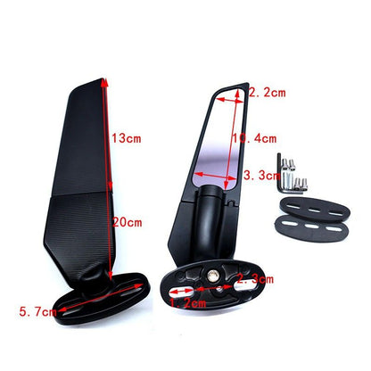 Racing Motorcycle Rear View Mirrors, Stealth Mirrors, Racing Motorcycle Mirrors,Modified Motorcycle V1192-AZ-W-3984