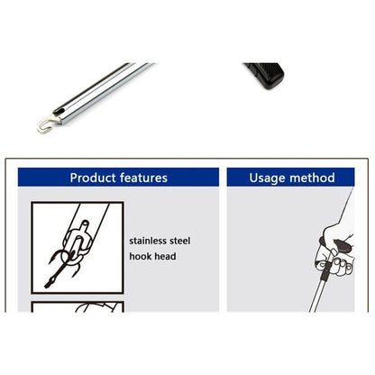 Hook Remover aluminum alloy Fish Hook Remover Extractor 24.5cm, Fish Hook Remover Tool, Fishing Pliers Hook V1192-AZ-W-3986