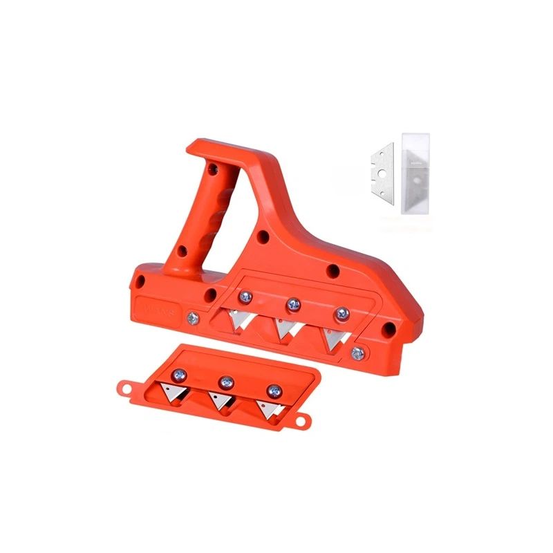Plasterboard Fast Cutter, 45 degrees+60 degreesPlasterboard Edger,Drywall Chamfer Woodworking Hand Tool, V1192-AZ-W-3993