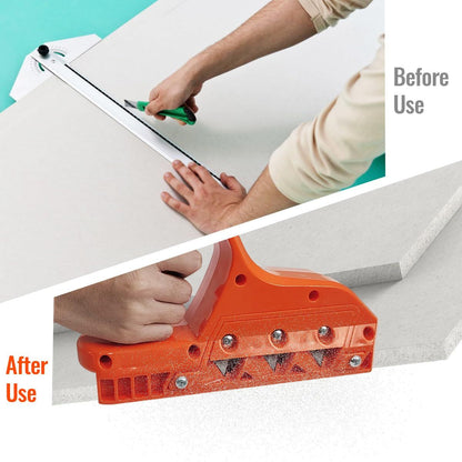 Plasterboard Fast Cutter, 45 degrees+60 degreesPlasterboard Edger,Drywall Chamfer Woodworking Hand Tool, V1192-AZ-W-3993