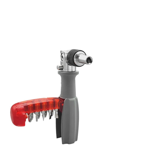 Ratcheting Screwdriver, Ratcheting Screwdriver Set, 10-in-1 Multi Bit Screwdriver, 180-Degree Adjust V1192-AZ-W-3994
