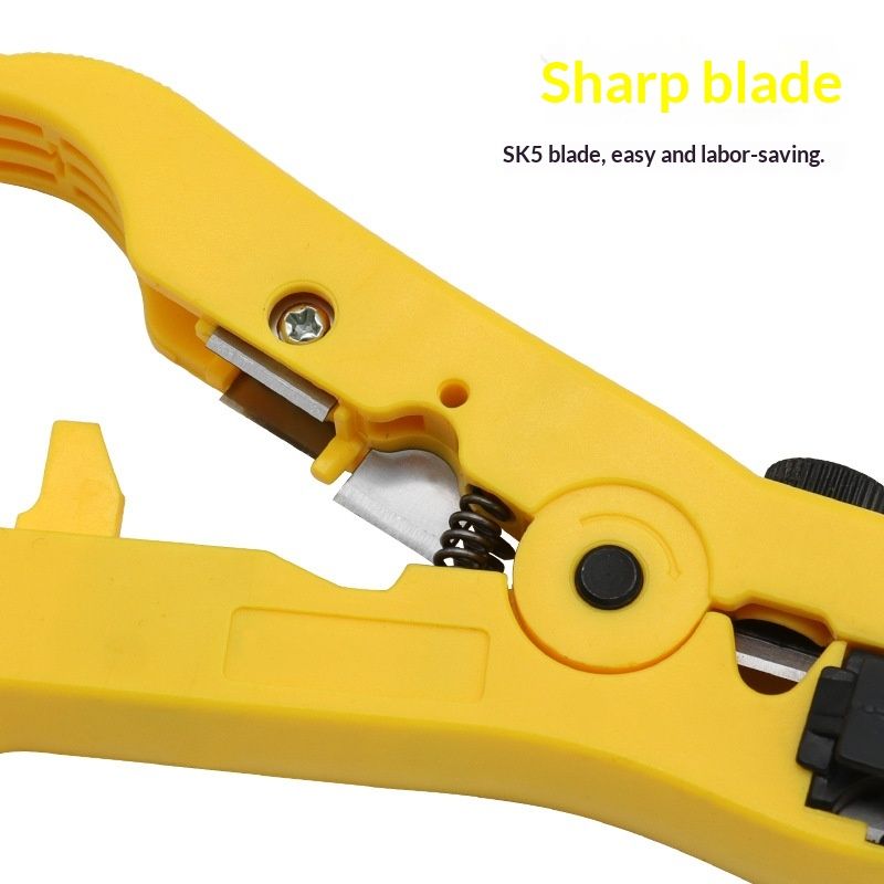 All-In-One Stripping Tool Universal Cable Wire Stripper, Coaxial Cable andWire Cutting Tool Multifunction V1192-AZ-W-4001