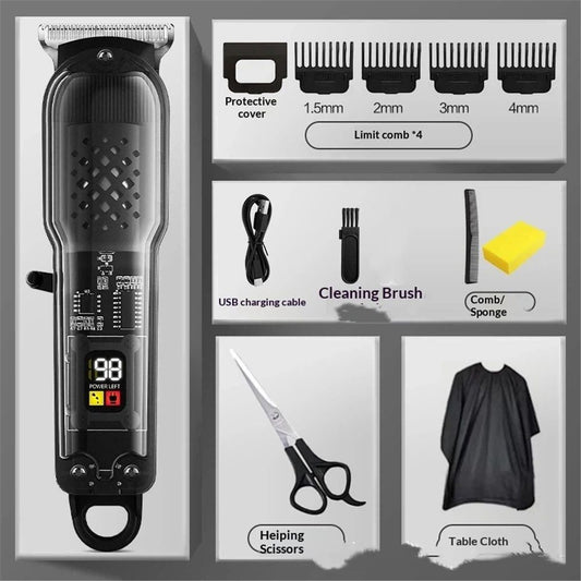 Hair Clippers for Men,Professional Barber Clippers,Cordless&Corded Barber Clippers for Hair Cutting & V1192-AZ-W-4011