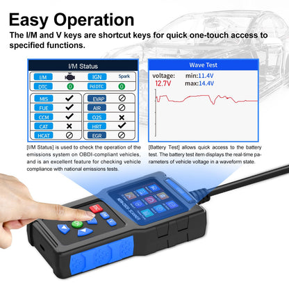 obd2 Scanner Diagnostic Tool Car Accessories Check Engine Code Reader with Reset for Cars Professional V1192-AZ-W-4013