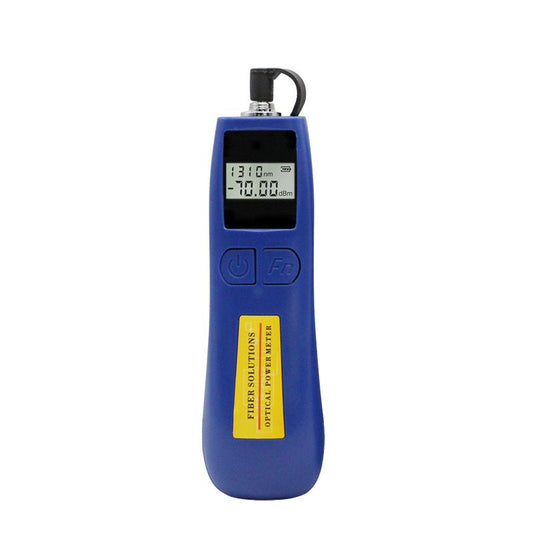 Optical Power Meter -70~+10 dBm Fiber Light Meter for Testing 6 Calibrated Wavelengths, 70g Light Weighted V1192-AZ-W-4015
