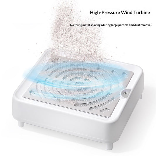 Nail Dust Collector – Powerful Nail Vacuum Fan 40W Dust Collector Extractor Electric Dust Suction Machine with Reusable Filter, Low Noise