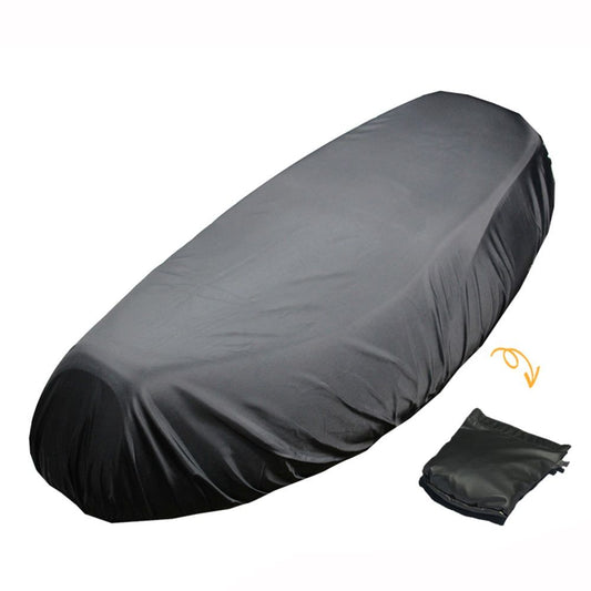 Rainproof Motorcycle Seat Cover Portable Waterproof Dustproof Cover Black Size-XL (Black High Stretch,only V1192-AZ-W-9021