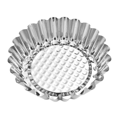 20 Packs Cupcake Mold, 3inch Stainless Steel Mini Pie Tartlet Cupcake Cake Muffin Mold Tin Pan Baking Tool V1192-AZ-W-9024