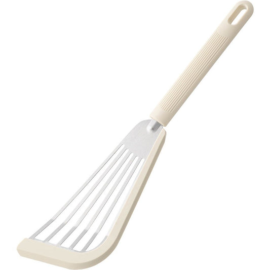 2 pack Fish Spatula Turner, Thin Slotted Spatulas for Nonstick Cookware,Silicone Edge Heat Resistant Kitchen V1192-AZ-W-9027