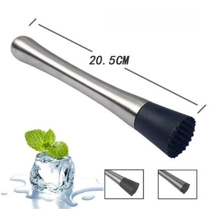2 pack 8 Inch Stainless Steel Muddler for Cocktails, Long Handle Durable Material, Bar Tool for Making Mojito V1192-AZ-W-9031