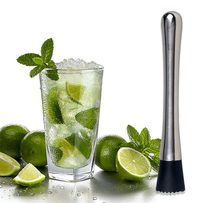 2 pack 8 Inch Stainless Steel Muddler for Cocktails, Long Handle Durable Material, Bar Tool for Making Mojito V1192-AZ-W-9031