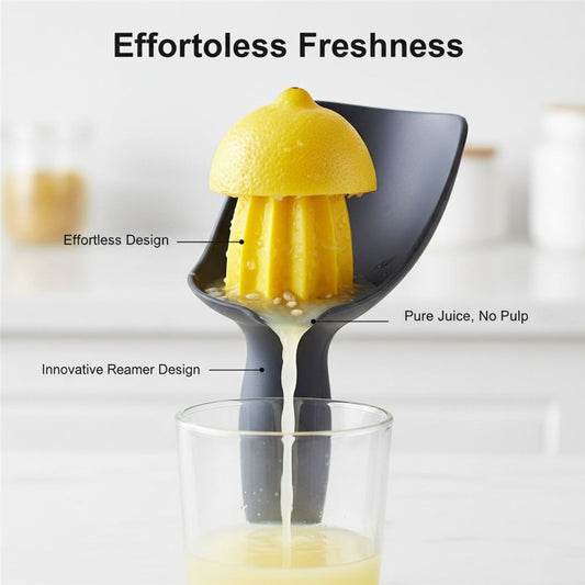 Citrus Reamer Juicer with Seed Catcher Manual Fruit Juicer for Lemons Limes Oranges Tangerines Pomegranates, V1192-AZ-W-9040