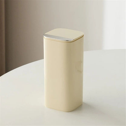 Makeup Brush Holder with Lid,4 Slots Makeup Brush Organizer,Automatic Lifting Makeup Cosmetics Organizer,for V1192-AZ-W-9043