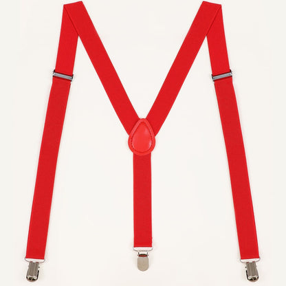 2 pack Women's Suspenders Clips Adjustable Elastic Band Y Shaped Suspender, Suspender with 3 Strong Clips V1192-AZ-W-9052