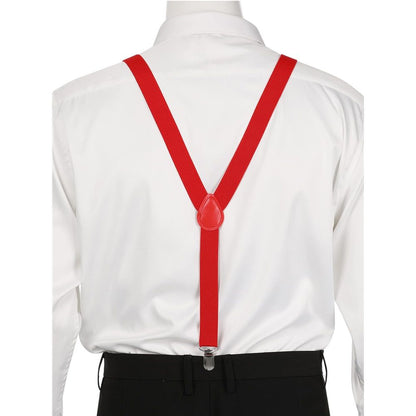 2 pack Women's Suspenders Clips Adjustable Elastic Band Y Shaped Suspender, Suspender with 3 Strong Clips V1192-AZ-W-9052
