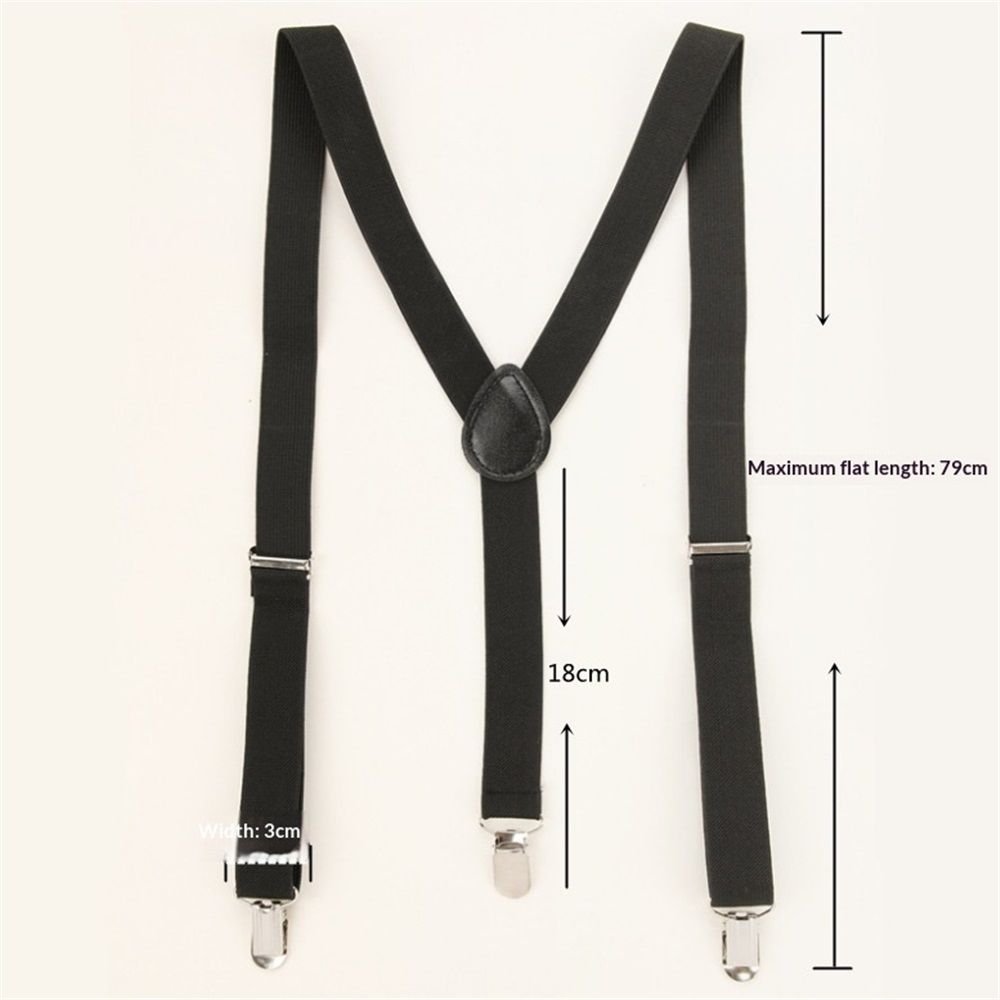 2 pack Women's Suspenders Clips Adjustable Elastic Band Y Shaped Suspender, Suspender with 3 Strong Clips V1192-AZ-W-9052