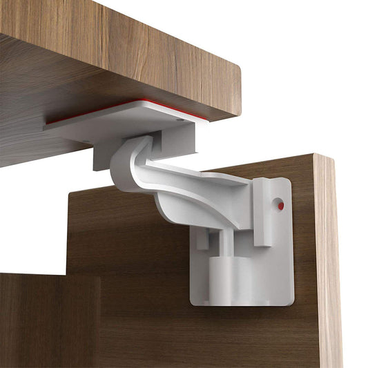 Upgraded Invisible Baby Proofing Cabinet Latch Locks (10 Pack) - No Drilling or Tools Required for V1192-AZ-W-9055