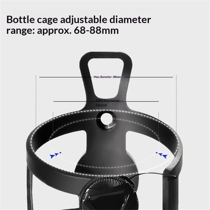 Any Bottle Cage, Bike Water Bottle Holder - Fits Any Bottle, Container, Speaker, Bicycle Bottle Holder for V1192-AZ-W-9061