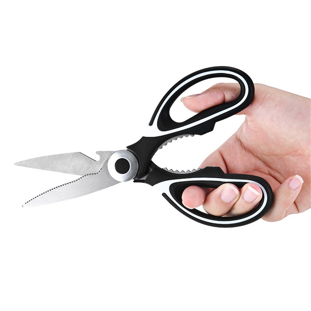 2 pack Kitchen Shears Multi Purpose Strong Stainless Steel Kitchen Utility Scissors with Cover Poulry,Fish, V1192-AZ-W-9073