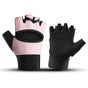 1 Pair Essential Training & Weightlifting Gloves, Fingerless Workout Gloves, for Secure Hold and Palm Padding V1192-AZ-W-9075