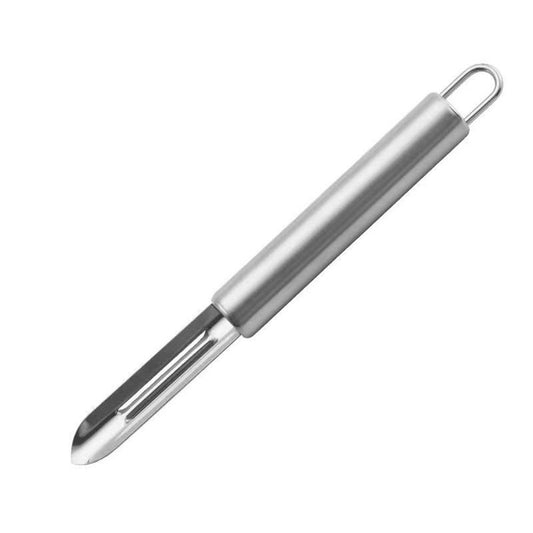 Vegetable Peeler, Stainless Steel Swiveling Blade, Silver Handle, Potato Peeler for Potato, Apple, Cucumber V1192-AZ-W-9076