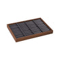 Solid Wood Jewelry Tray Ring Earring Display Showcase Jewelry Organizer,with Ring Holder Ring Box(Only V1192-AZ-W-9078
