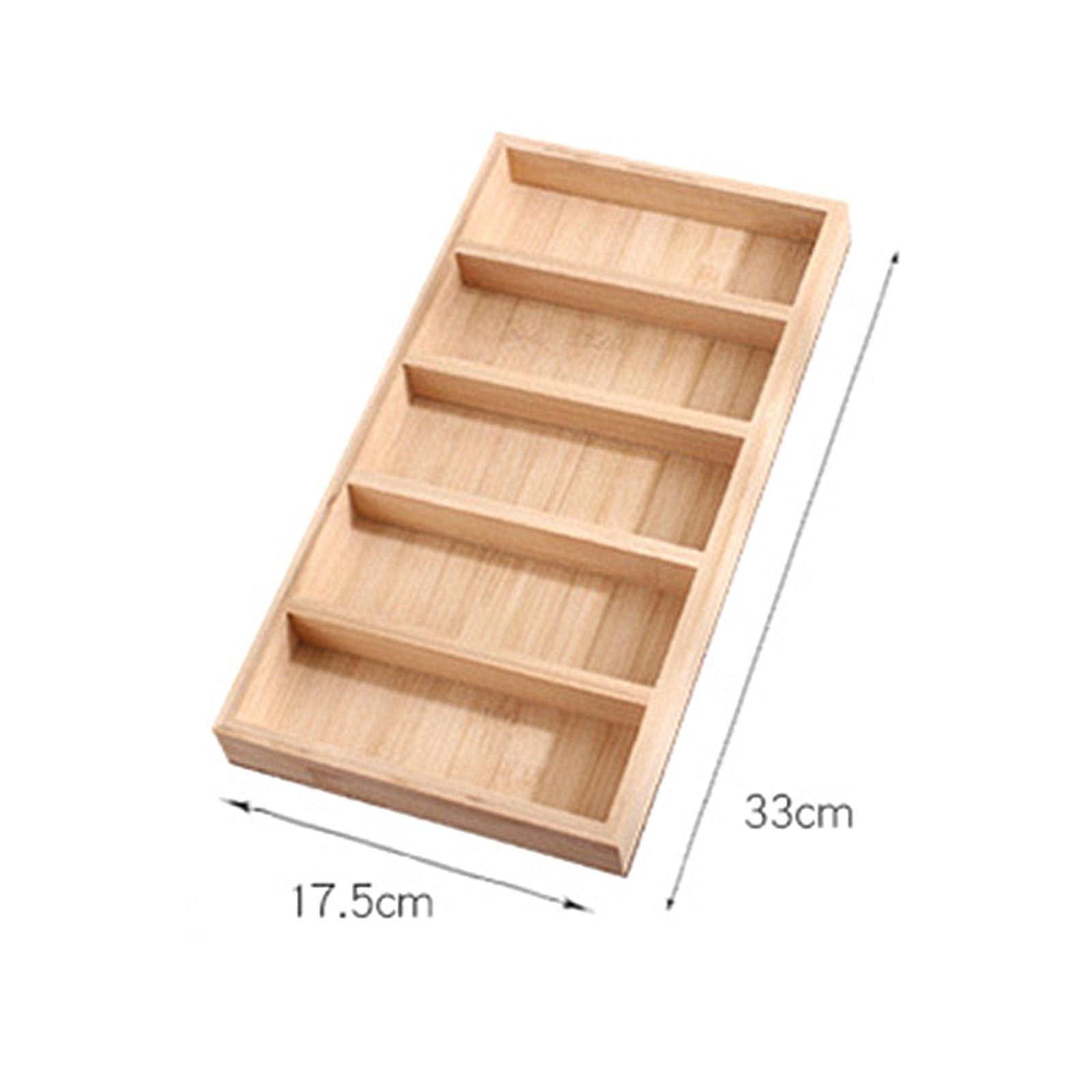 1 Pack Bamboo Sunglasses Display Tray Eyewear Storage Case for Home or Office, Tray Display Showcase V1192-AZ-W-9083