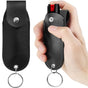 Keychain Pepper Spray Belt Clip Holsters - 2 Pack Maximum Heat Strength Self Defense(Pepper Spray Not V1192-AZ-W-9088