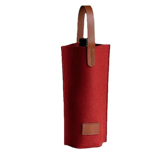 2 pack Wine Bag Single Bottle Carrier Tote, Insulated Travel Wine Cooler Bag for Picnic Beach Gift, Thermal V1192-AZ-W-9091