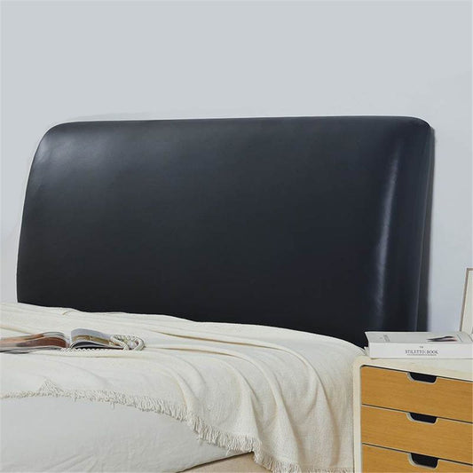 Waterproof Stretch Bed Headboard Cover Wipeable Headboard Slipcover Dustproof Bed Head Cover for Bedroom V1192-AZ-W-9092
